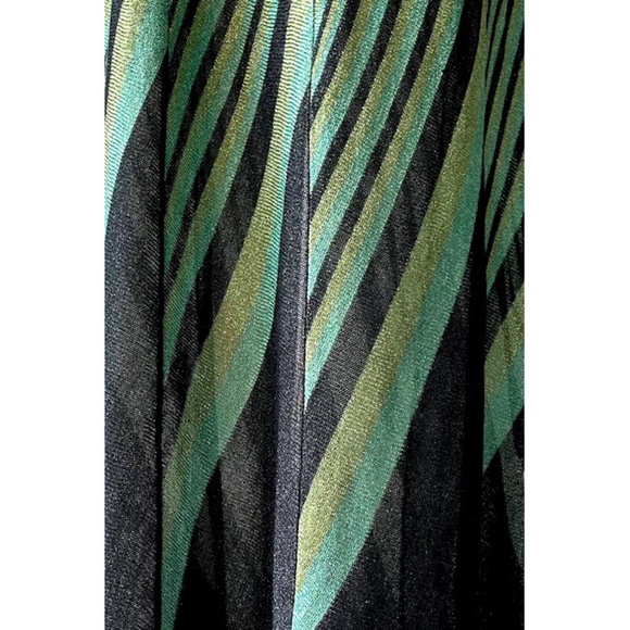 COPY - Vtg 70s Wenjilli Metallic Knit Maxi Dress Small - Picture 4 of 7